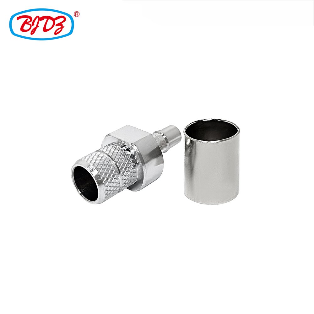 Factory directly QMA female jack crimp connector for lmr400 LMR-400 RG8 RG-8 RF Coax Coaxial connector in stock