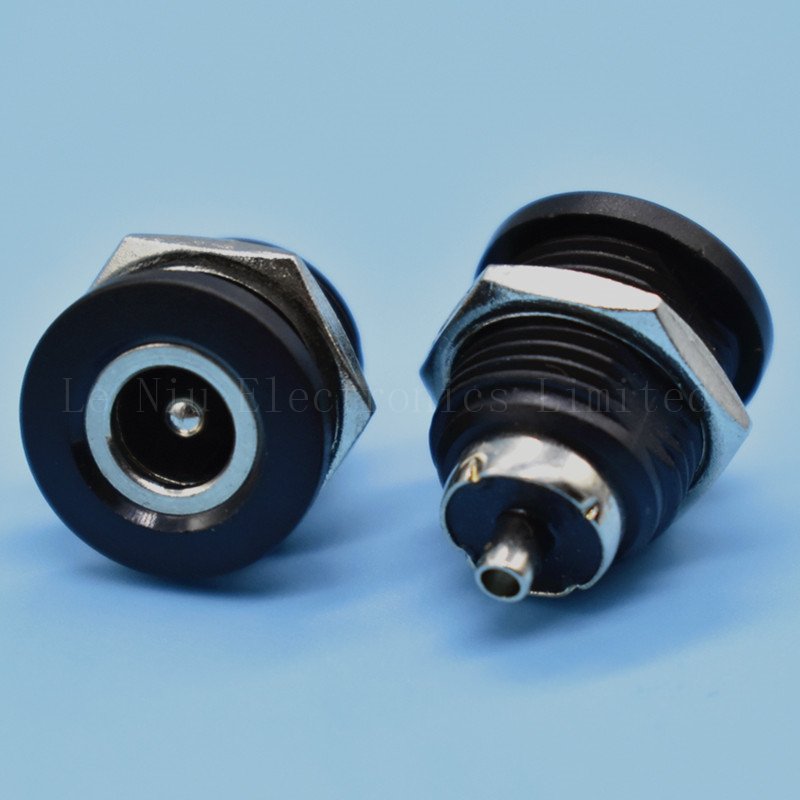 DC Power Female connector / plug / socket / jack waterproof aperture 5521 5525 55 21 25 5.5x2.5/2.1 mm 5.5mm 2.1mm 2.5mm dc022d