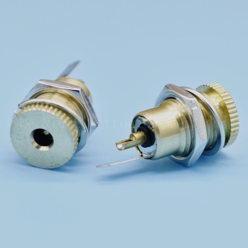 DC Power Female connector / plug / socket / jack waterproof aperture 5521 5525 55 21 25 5.5x2.5/2.1 mm 5.5mm 2.1mm 2.5mm dc022d