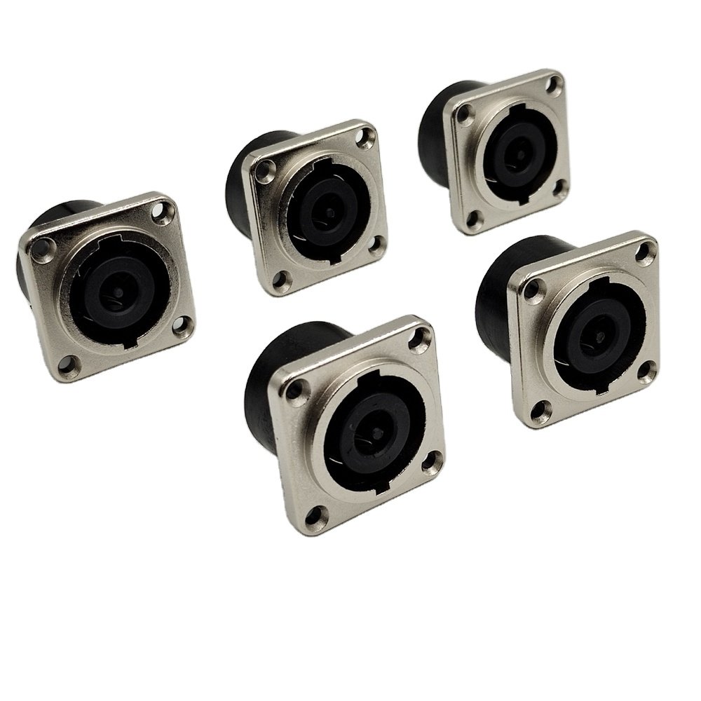 NL8 Speakon nl8mpr Connector Plate Socket Female 8 Pole Connectors Speakon 8 Pin Speakon Connector 8 Pines Conector Socket