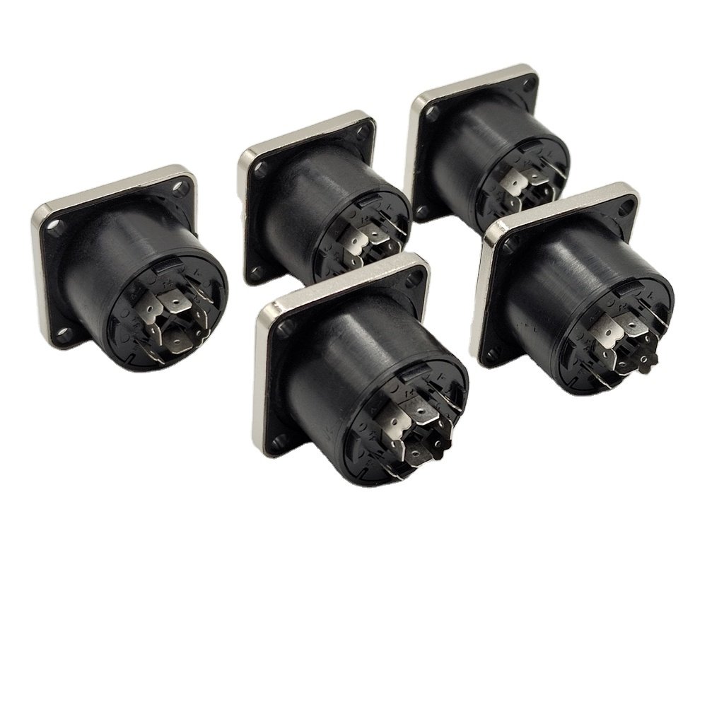 NL8 Speakon nl8mpr Connector Plate Socket Female 8 Pole Connectors Speakon 8 Pin Speakon Connector 8 Pines Conector Socket