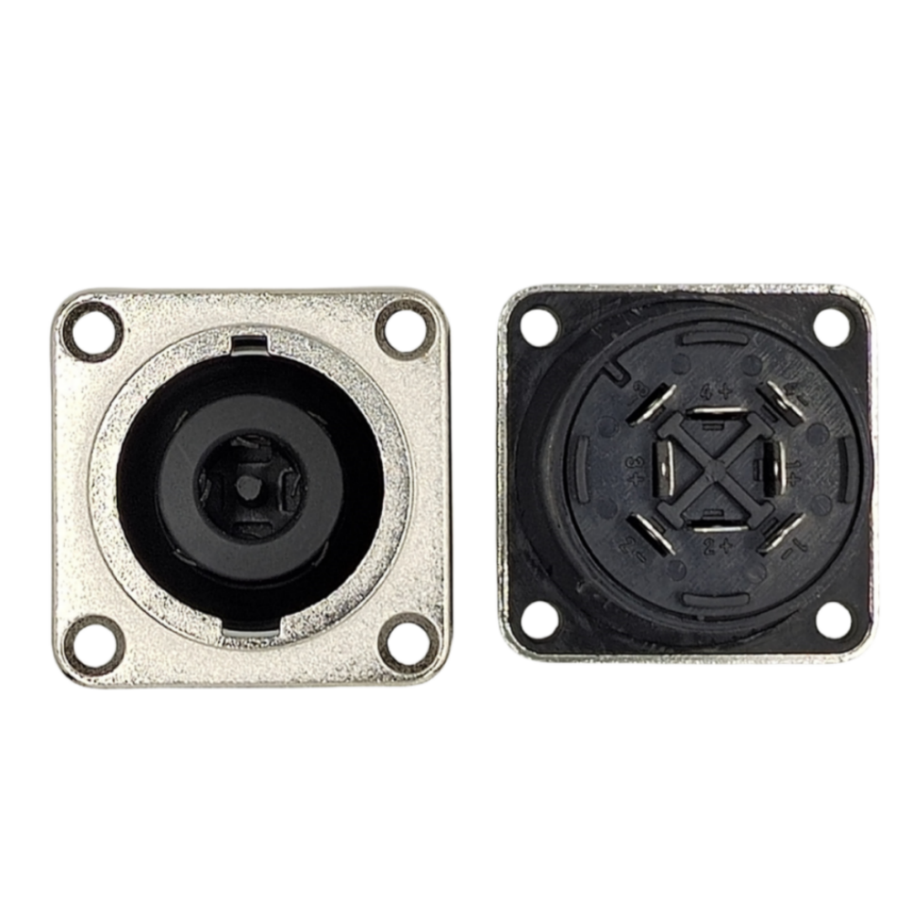 NL8 Speakon nl8mpr Connector Plate Socket Female 8 Pole Connectors Speakon 8 Pin Speakon Connector 8 Pines Conector Socket