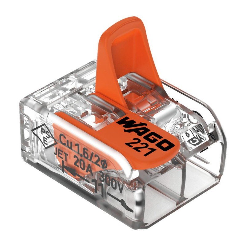 German original WG 221-412/413/415 electrical wiring connectors lever nuts conductor wire connector