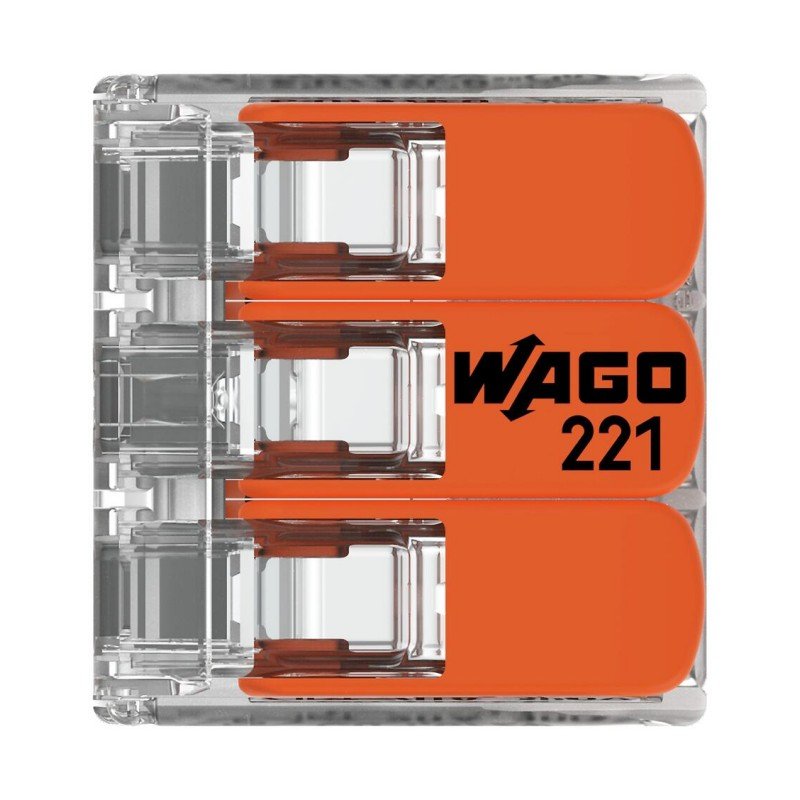 German original WG 221-412/413/415 electrical wiring connectors lever nuts conductor wire connector