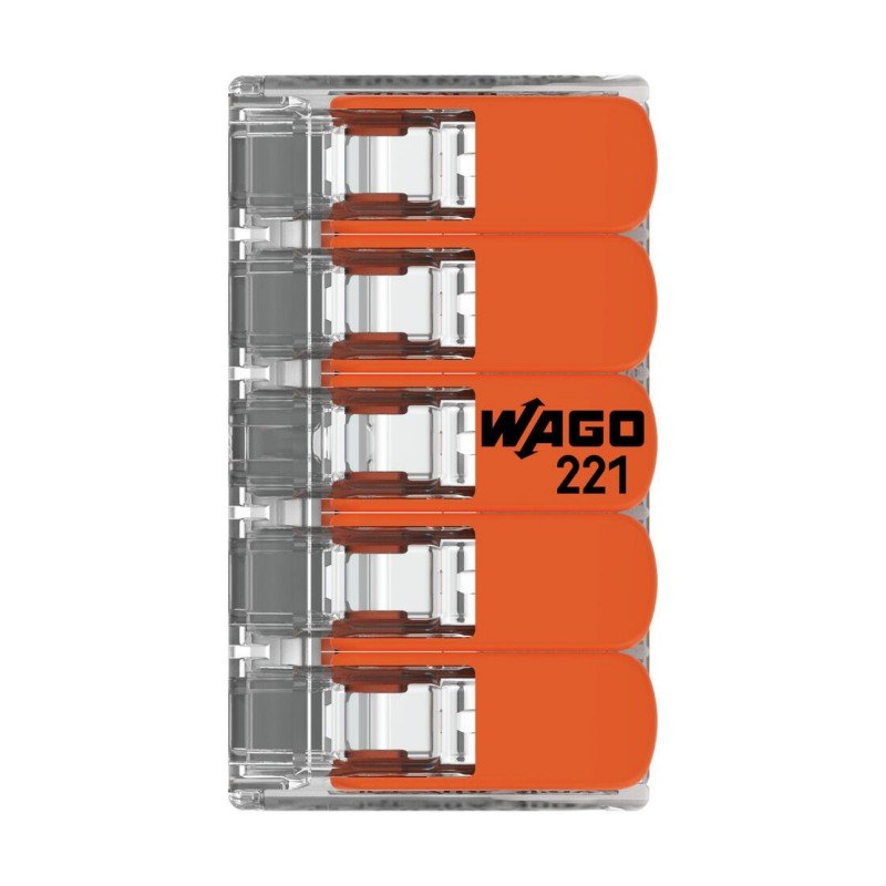 German original WG 221-412/413/415 electrical wiring connectors lever nuts conductor wire connector