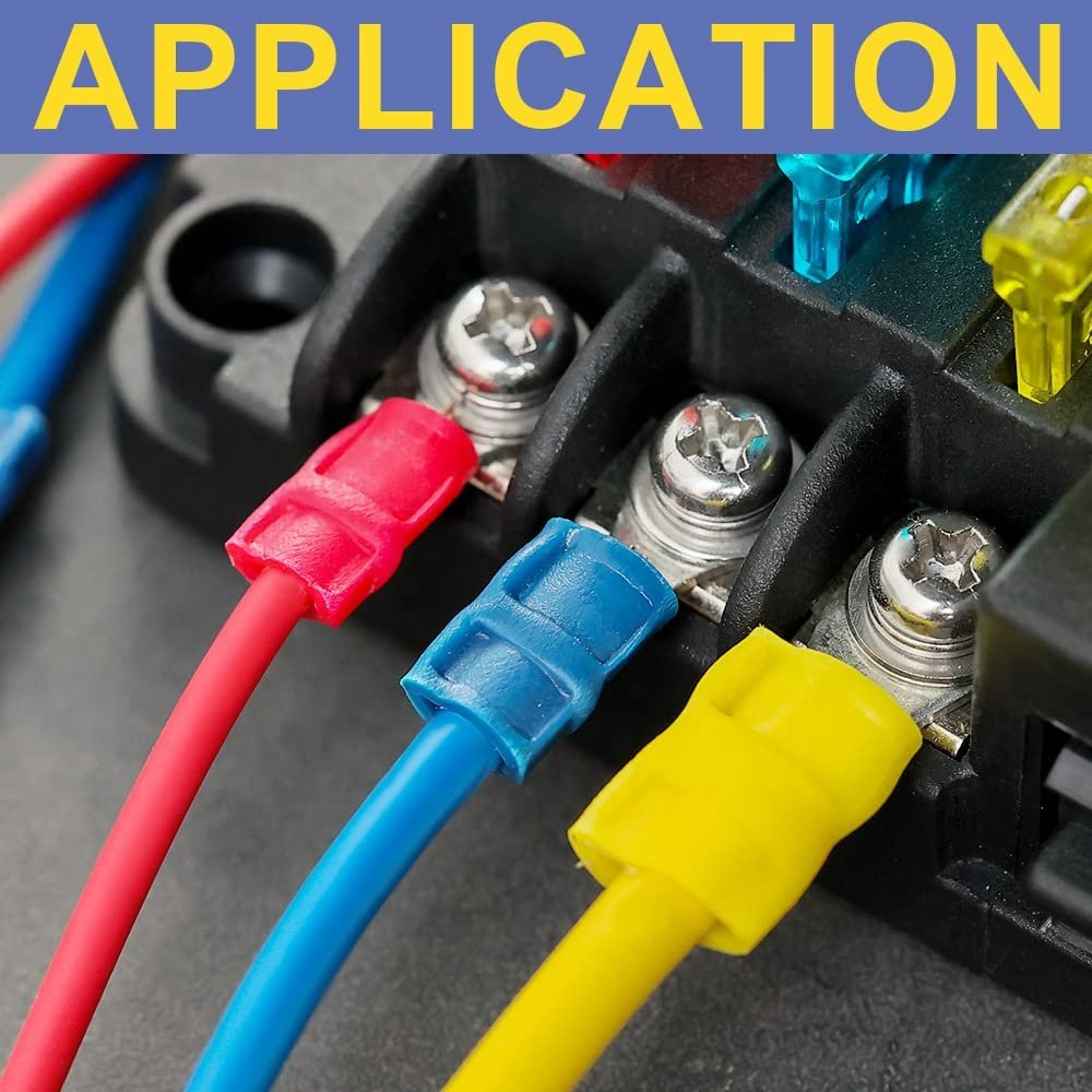 2.8/4.8/6.3mm Heat Shrink Tubing Assorted Insulation Shrinkable Sleeving Tubes Set Crimp Terminals Connectors Assortment Kit