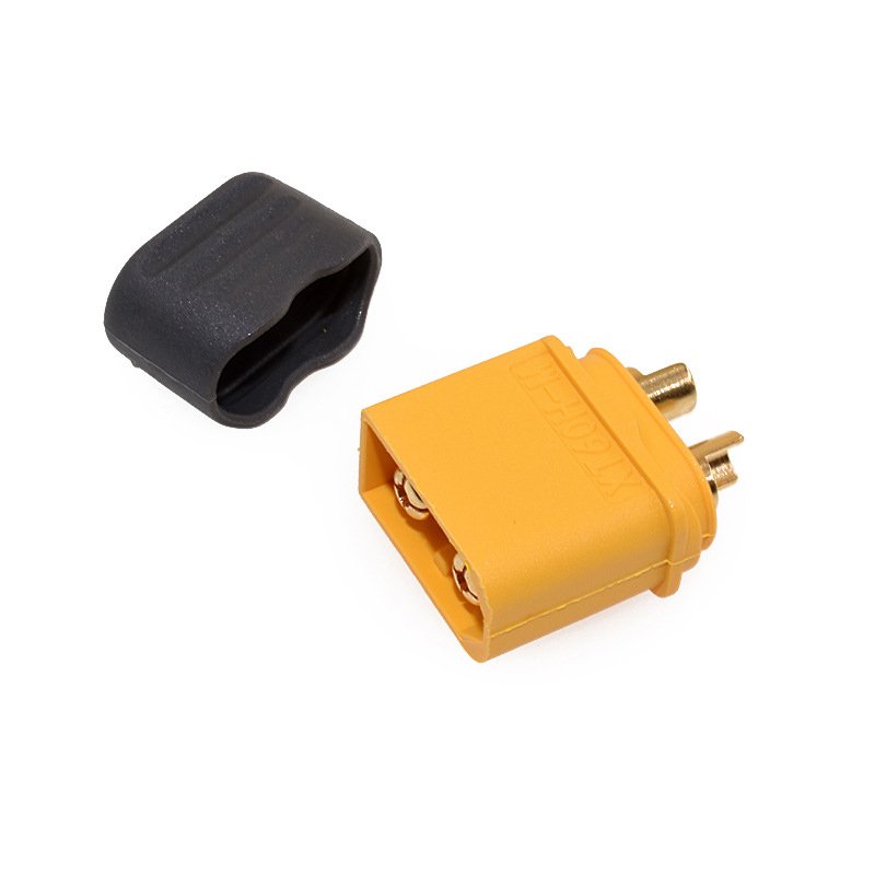 Amass XT60 XT60H XT60H-F XT60H-M XT60-H xt60h Xt60-h xt60 Male Female Bullet Plug Motor Connector With Cap Black Sheath Cover