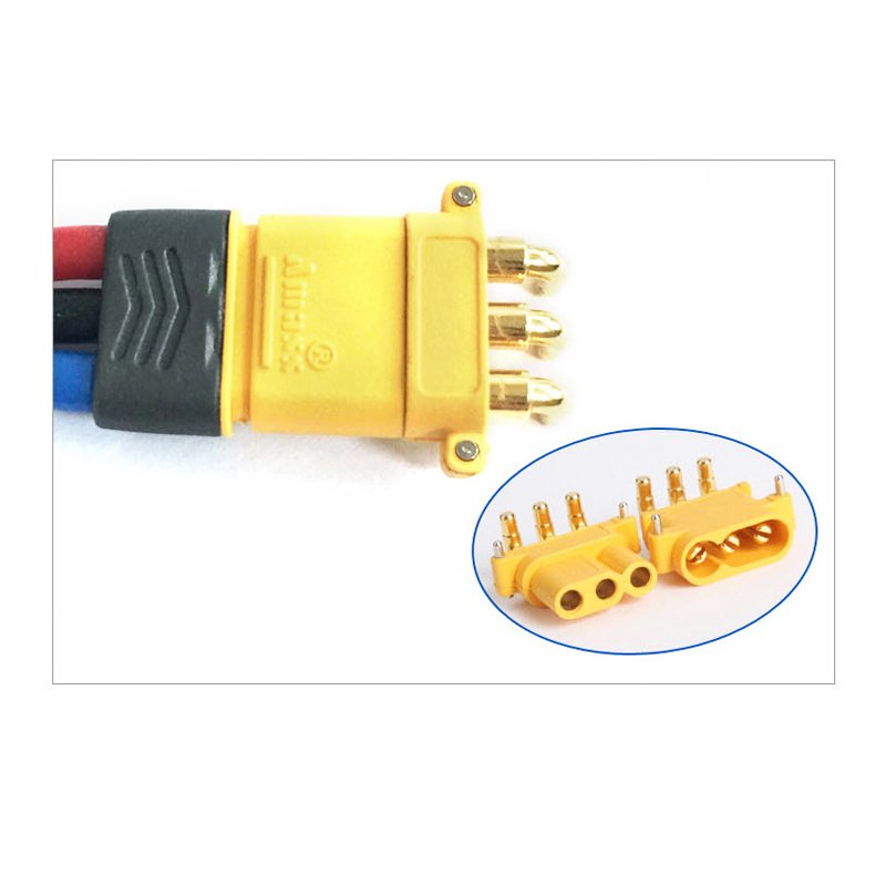 Amass MR30PW Male and Female Horizontal Three-core Model Airplane Power High-current Battery Plug Connector