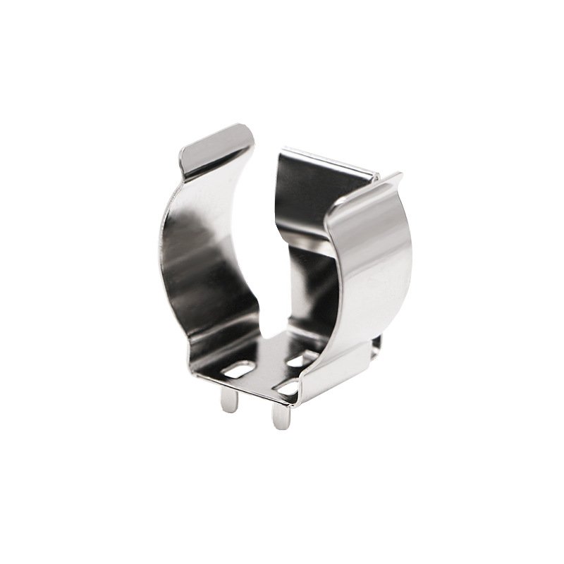 Custom 36-247-ND 247-BC-1717-N Springs Metal Keystone 18650 Battery Clip SUS bending pressure battery holder spring connector