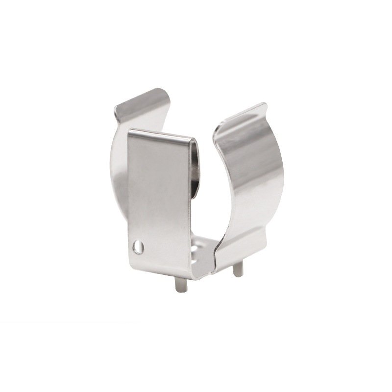 Custom 36-247-ND 247-BC-1717-N Springs Metal Keystone 18650 Battery Clip SUS bending pressure battery holder spring connector