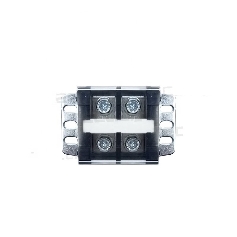 600 V 10 A 6 Pole Dual Rows Equipment Black Wire Connector Barrier Terminal Block