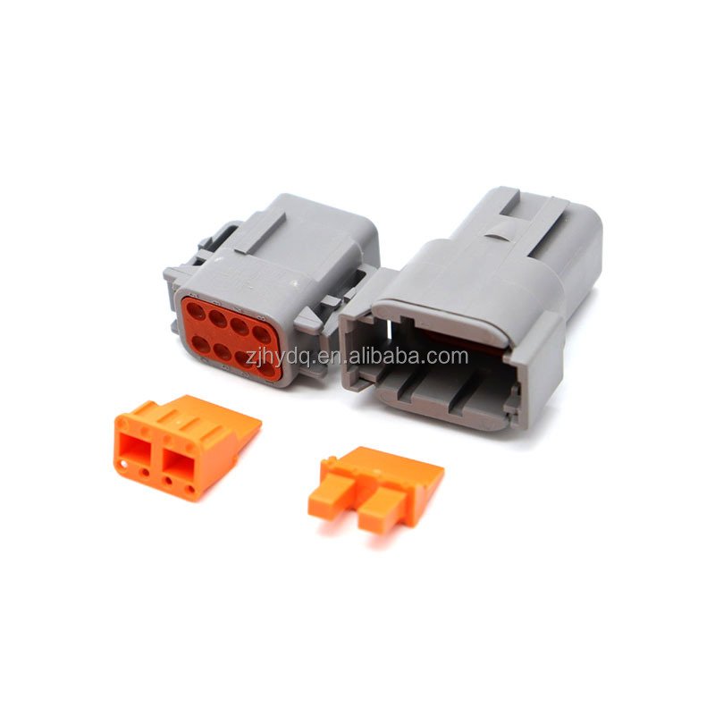 kit connector 8PIN DTM06-8S DTM04-8P Male and Female Wire and Cable Connectors plug housing contactors