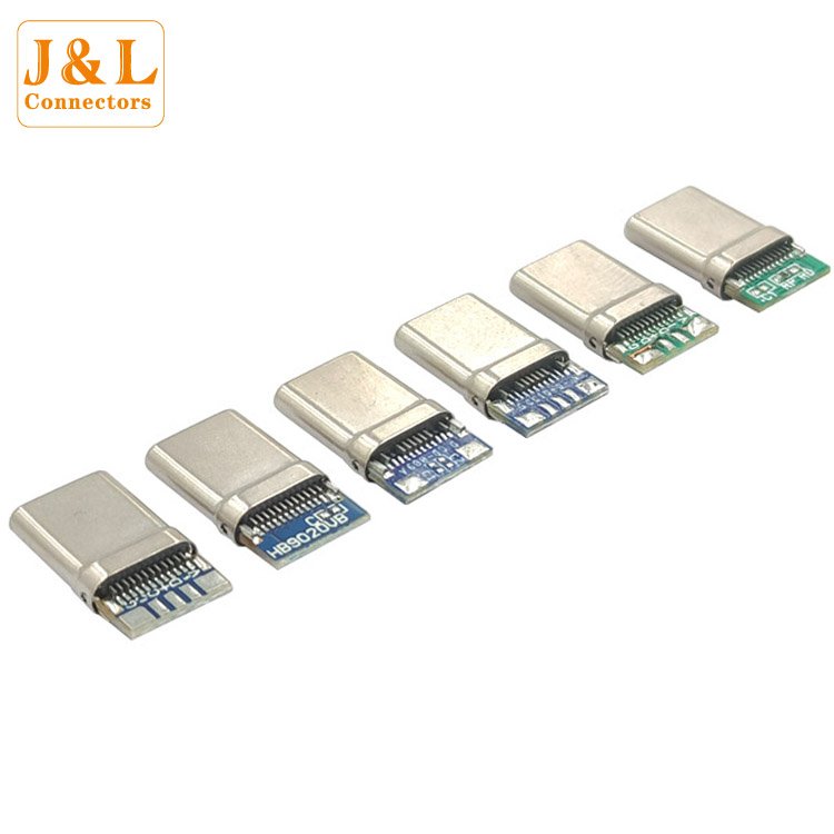 High Quality Usb 3.1 Type-c charger Connector Male Usb Socket Type c Connector DIP Male Micro b Connector