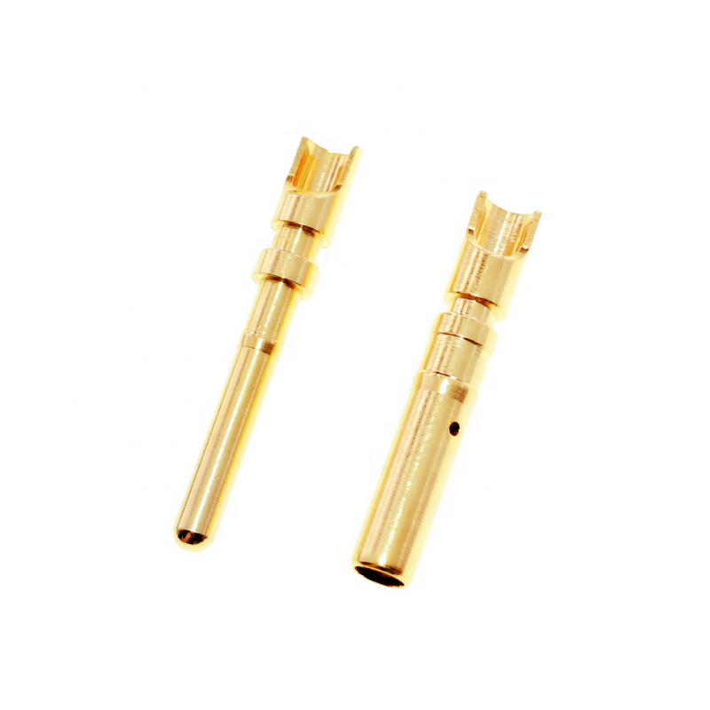Brass Copper Contact Pin Male Female Terminal Solder Type Pin PCB 3.0mm Male Terminal Connector