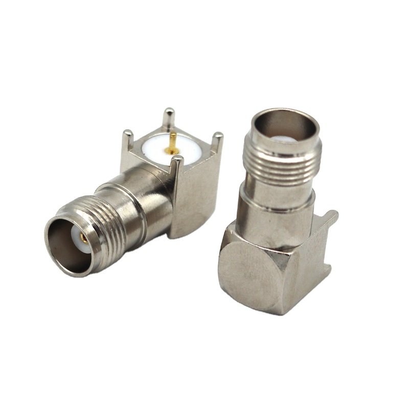 Antennas connector TNC hembra TNC needle right angle to PCB