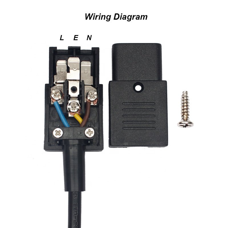 PDU/UPS Socket Standard IEC320 C19 C20 16A 250V AC Electrical Power Cable Cord Connector Removable plug Female Male Plug Adapter