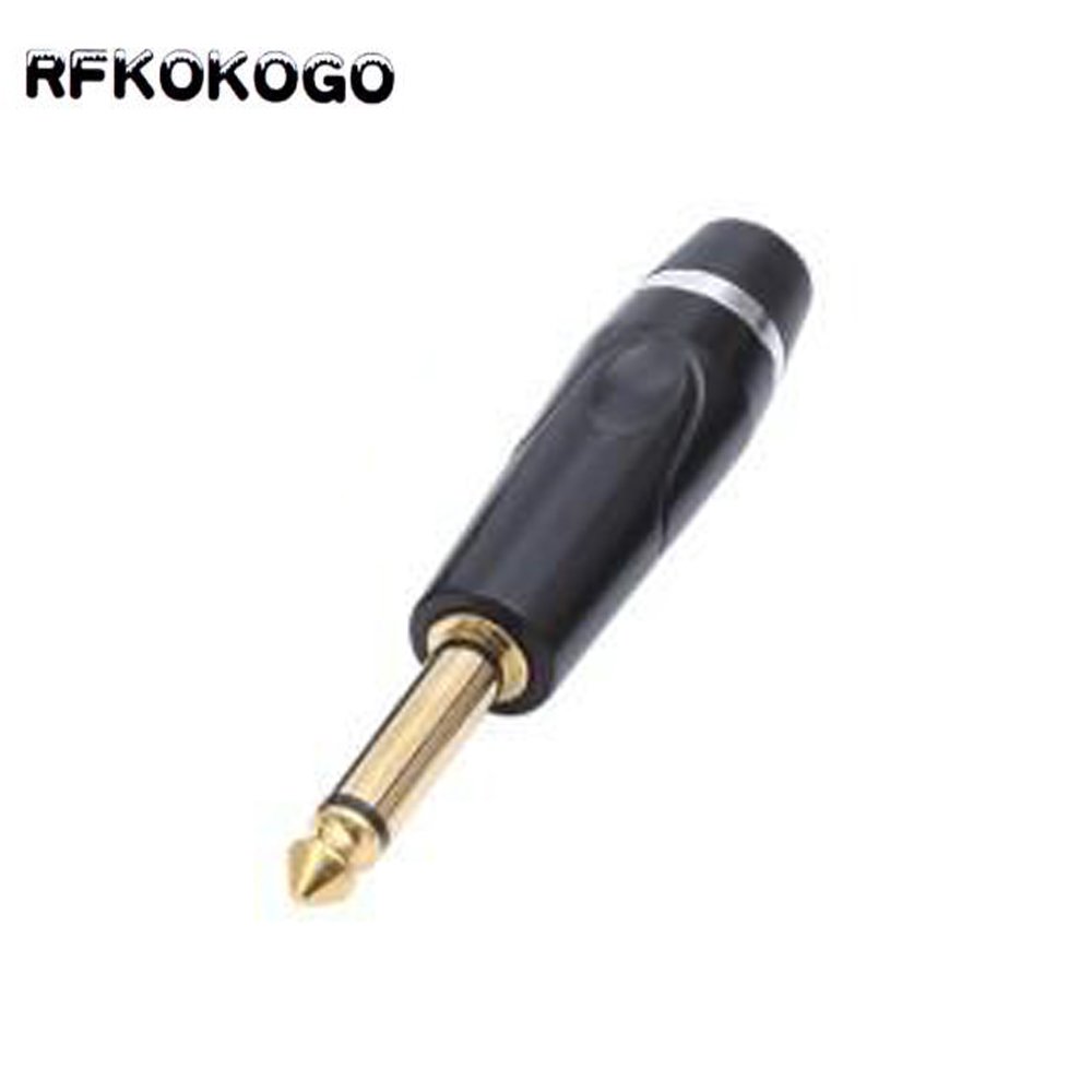 6.35 mm (1/4 in) Jack Male plug connector audio adapter