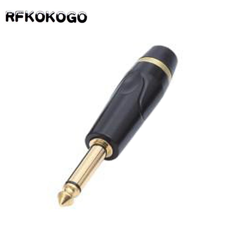 6.35 mm (1/4 in) Jack Male plug connector audio adapter