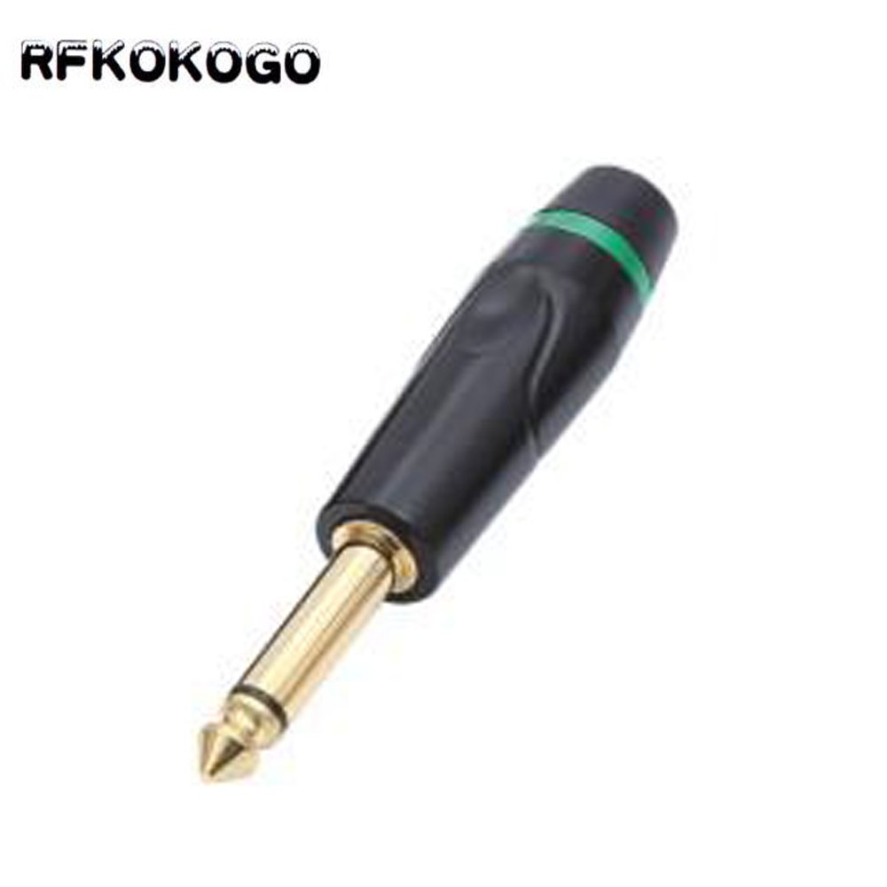 6.35 mm (1/4 in) Jack Male plug connector audio adapter