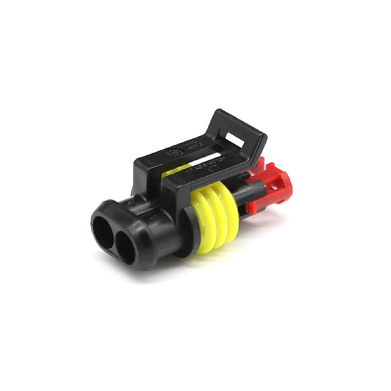 282080-1 2 pin AMP Superseal 1.5mm Series automotive waterproof connector