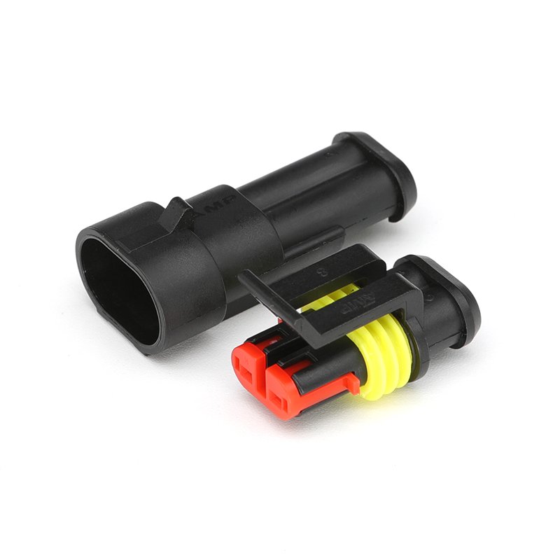 282080-1 2 pin AMP Superseal 1.5mm Series automotive waterproof connector