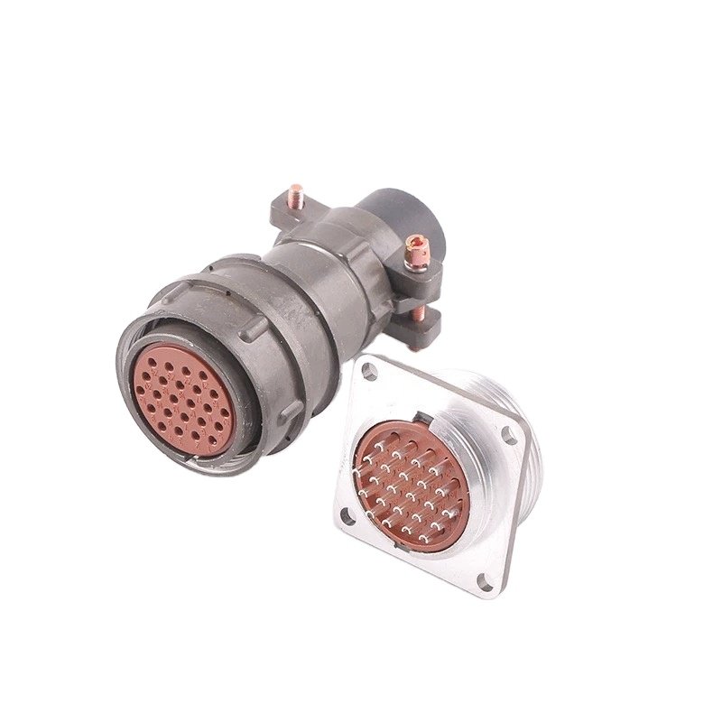 2PM30 Series 24Pin 30Pin Male Panel Metal Wire Connector Waterproof Circular RUSSIAN Connector Aviation Plug