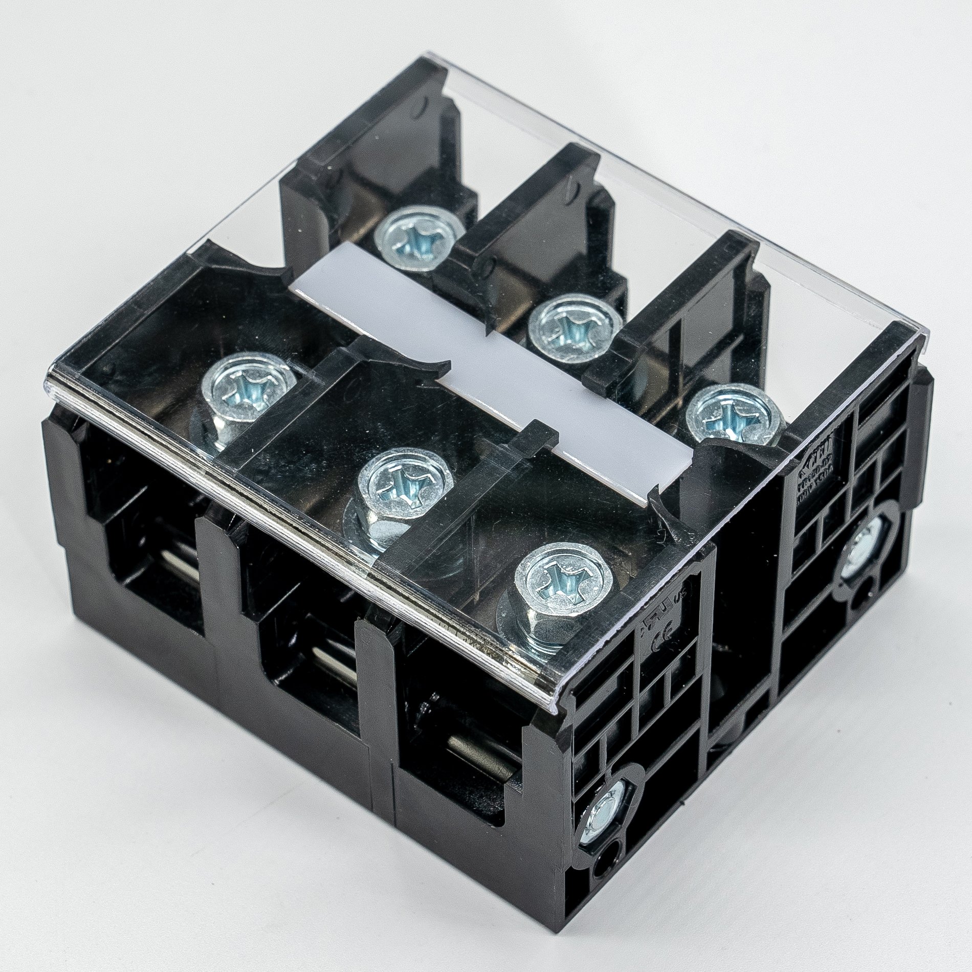 SCED Hot Sale 3 Poles PC UL94 Terminal block connector Customized 28.00mm CE cUL Rail terminal block with cover