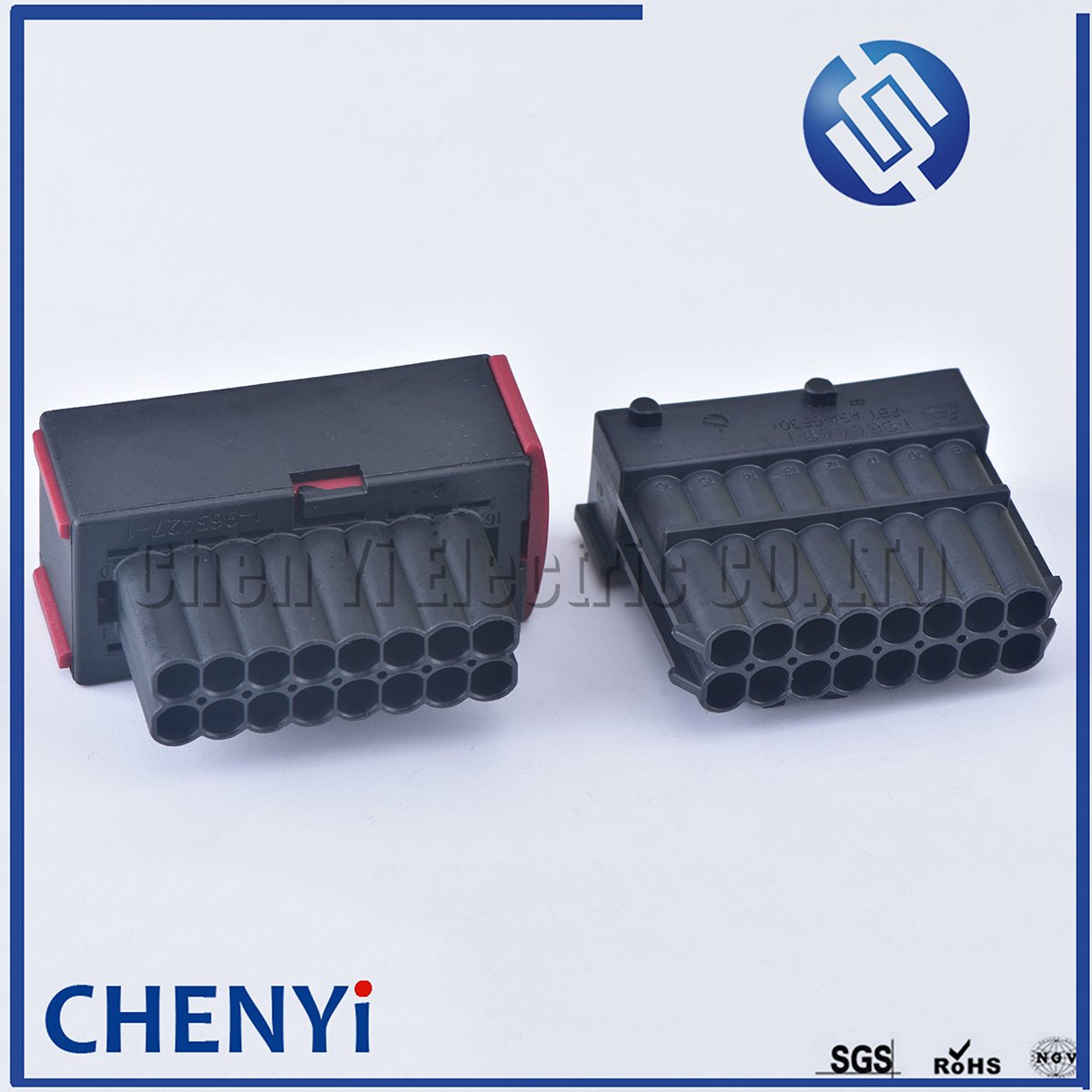 16 Pin waterproof plug ECU connector adapter female electrical wire connectors 1-967242-1 1-965427-1
