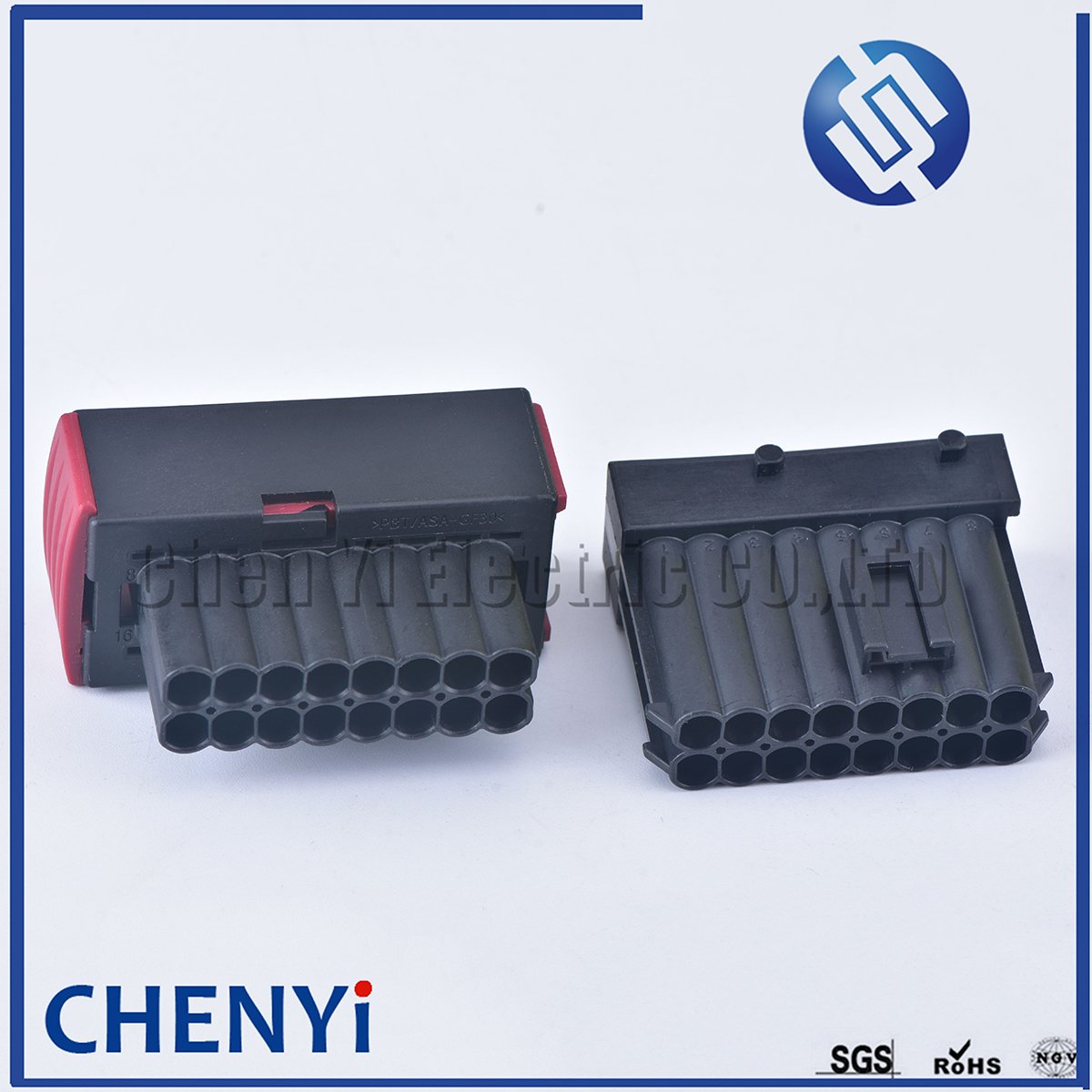 16 Pin waterproof plug ECU connector adapter female electrical wire connectors 1-967242-1 1-965427-1
