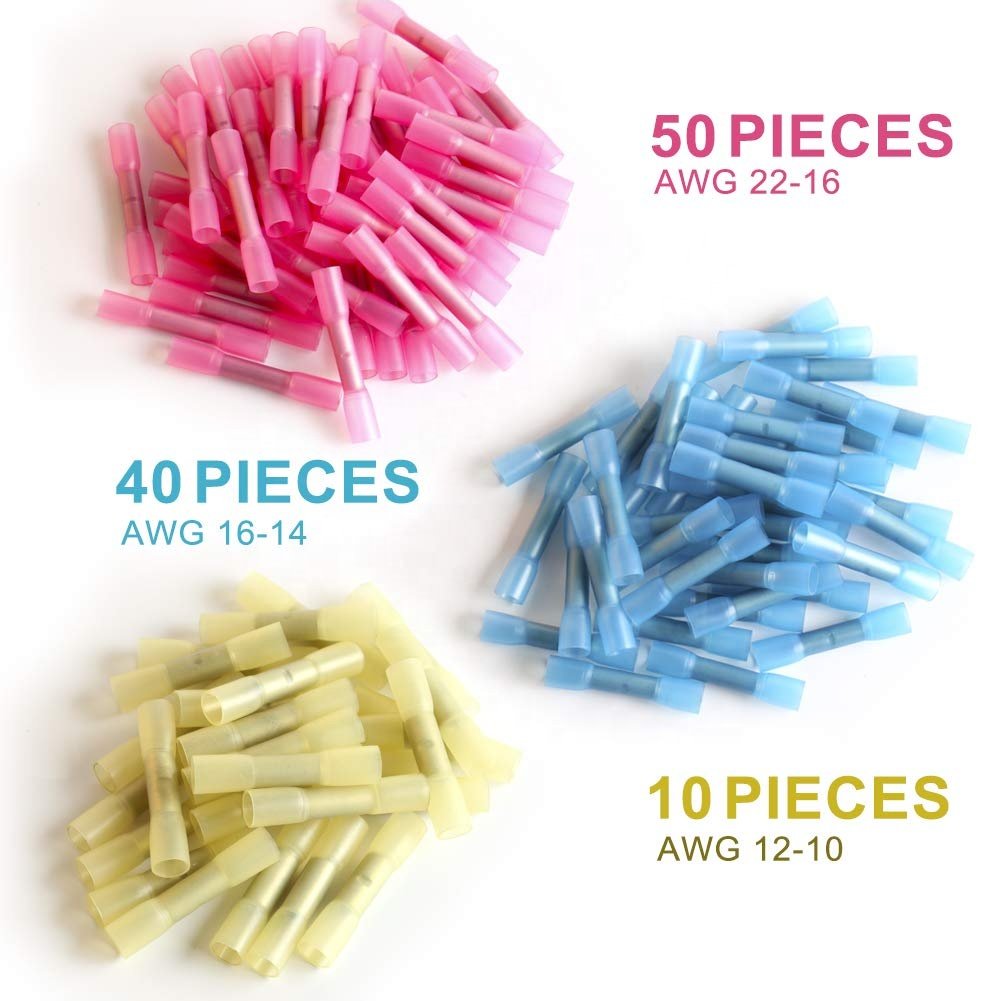 Waterproof Wire Connector Marine Automotive Electrical Terminals CrimpHeat Shrink Butt Connectors Terminals