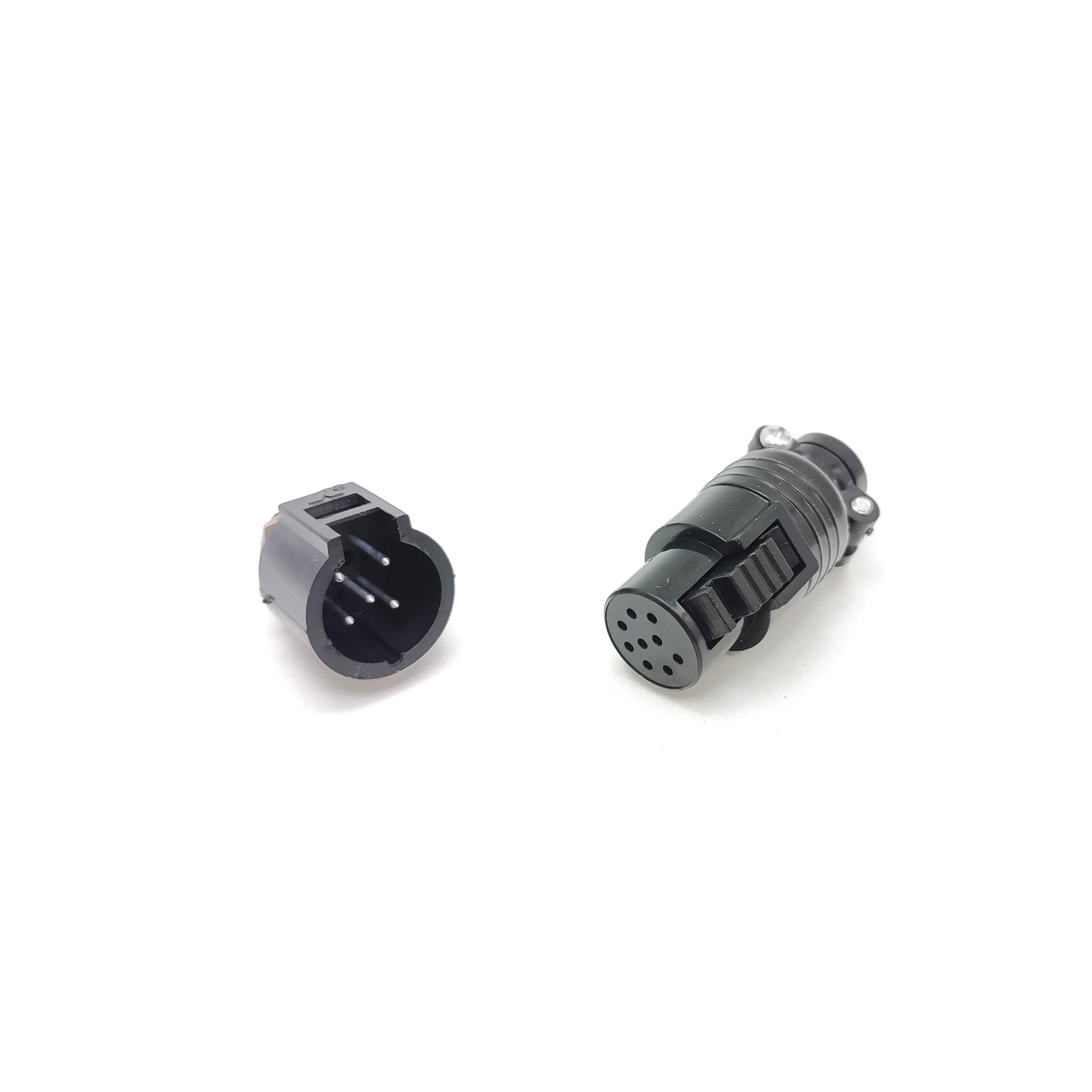 Factory supplied SX12 circular connector 2-9-pin all plastic housing type aviation plug
