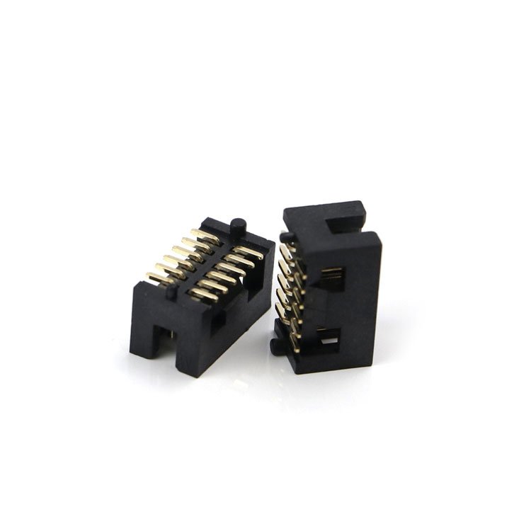 1.27mm Pitch Smt Box Header Connector Pcb DC3 with 6 PIN/8/10/12/14/16/20/26/30/34/40/44/50/60/80/100 PIN Female Smb KNT