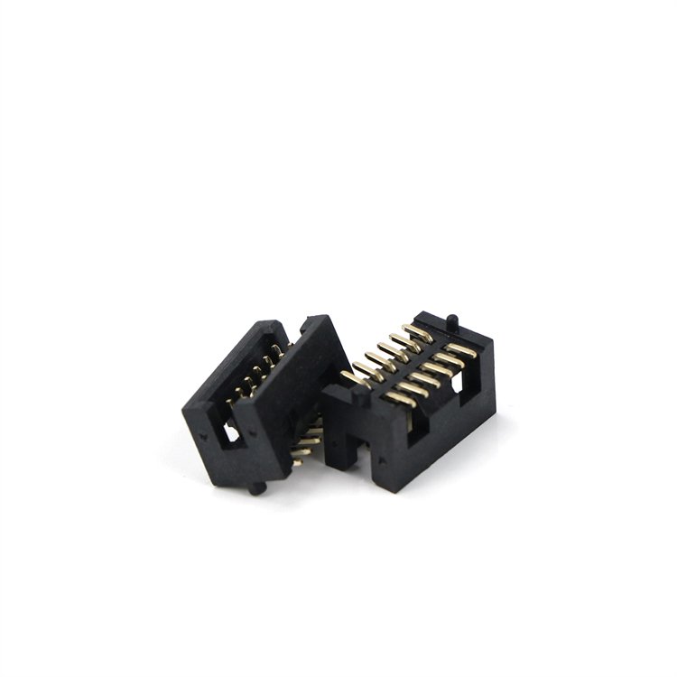 1.27mm Pitch Smt Box Header Connector Pcb DC3 with 6 PIN/8/10/12/14/16/20/26/30/34/40/44/50/60/80/100 PIN Female Smb KNT