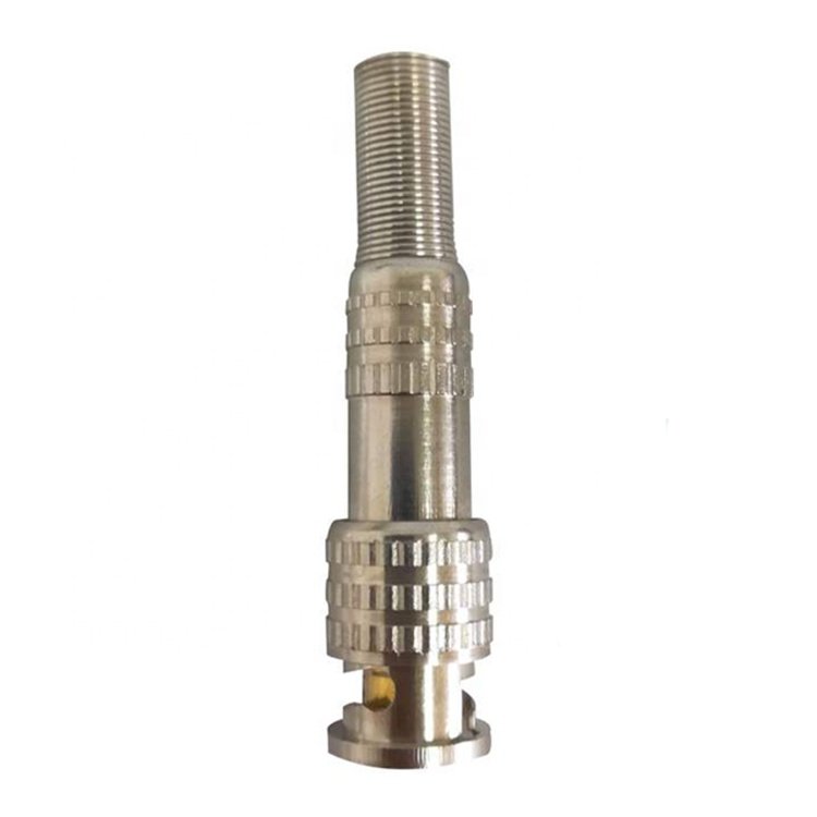 High quality American Style gold plating BNC male screw connector for RG58 RG59 RG6 cable