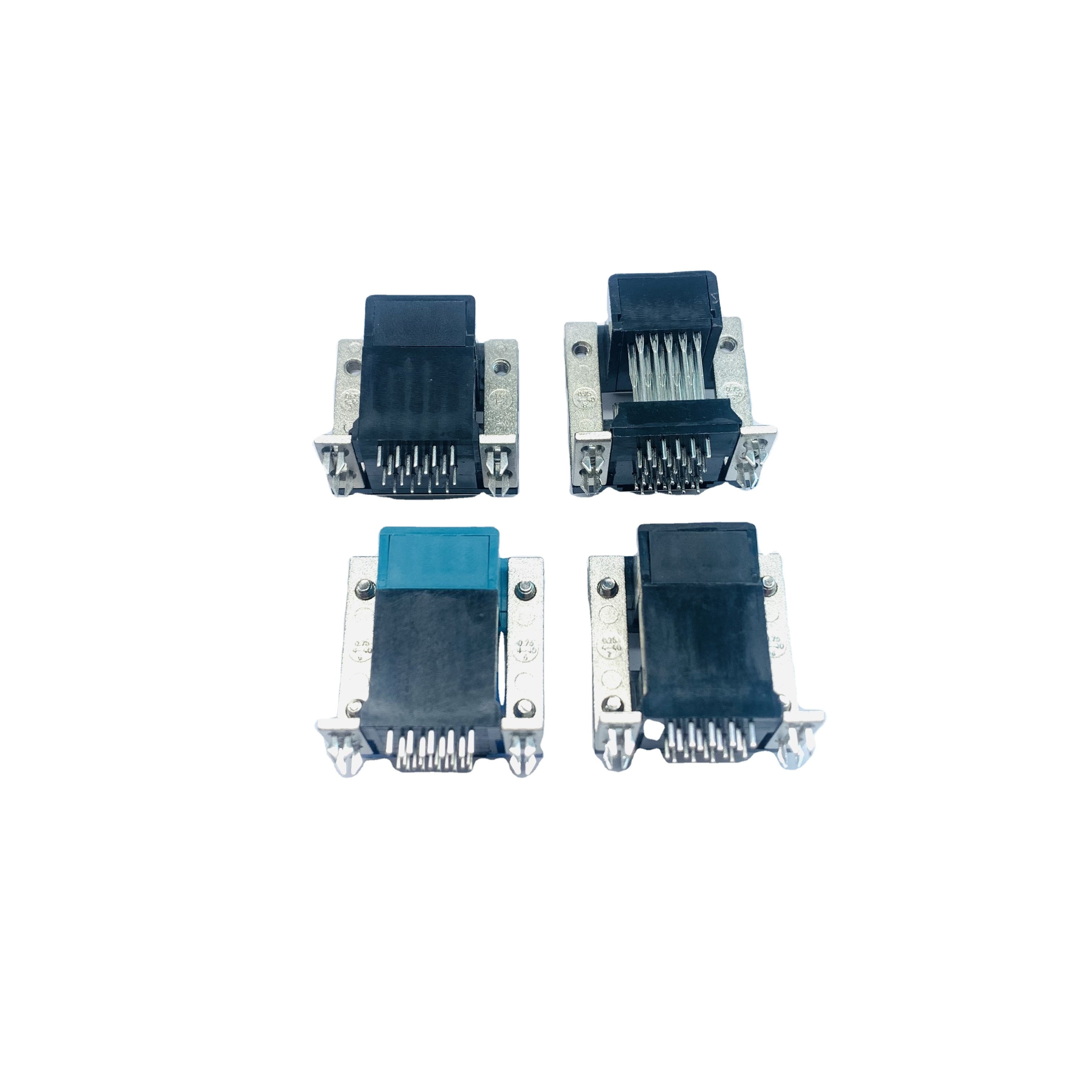 Double-Layer 22-Pin VGA D-SUB Female to Female Computer Connector with Screw for Motherboard Video Socket