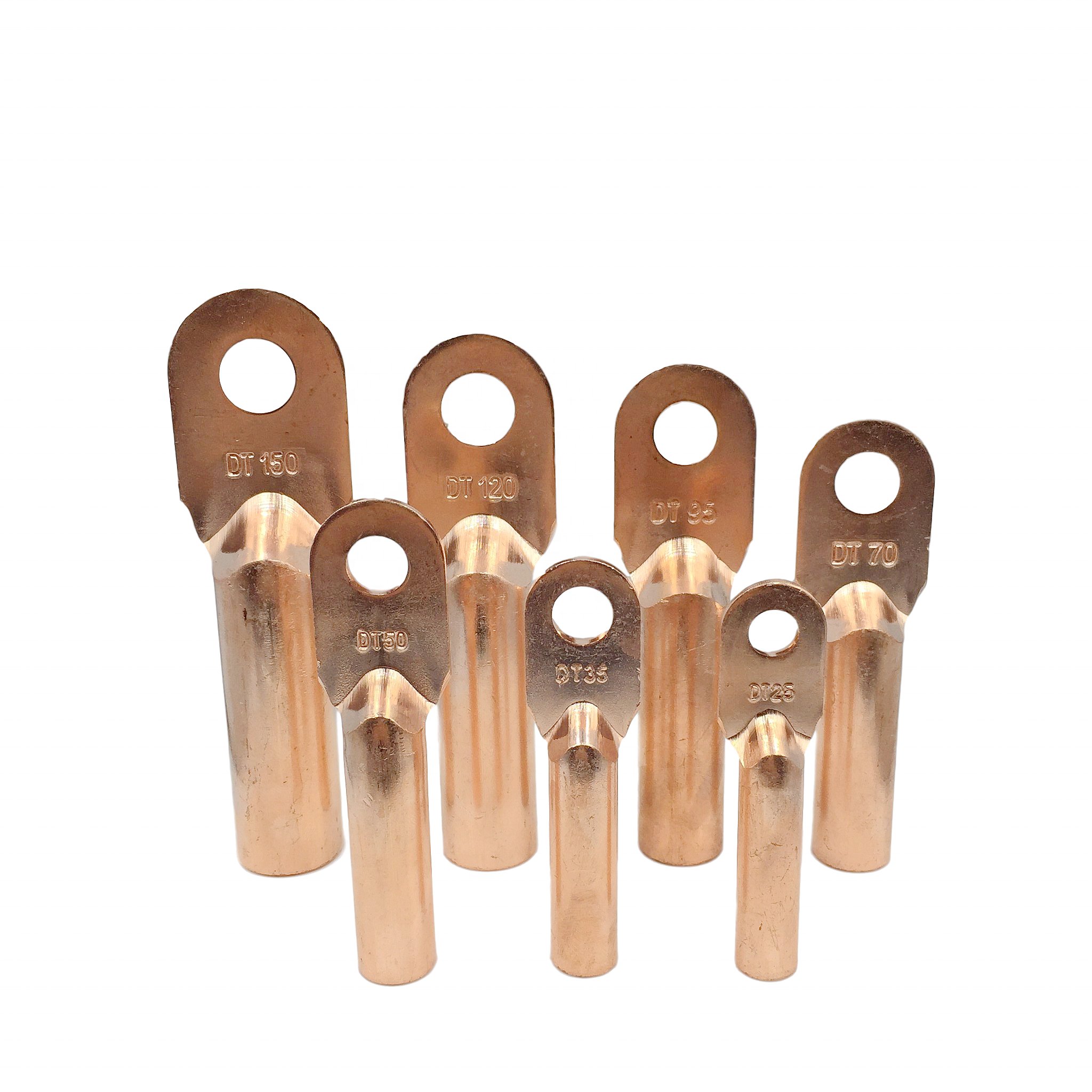 DT Series cable copper lug Electrical copper connector terminal
