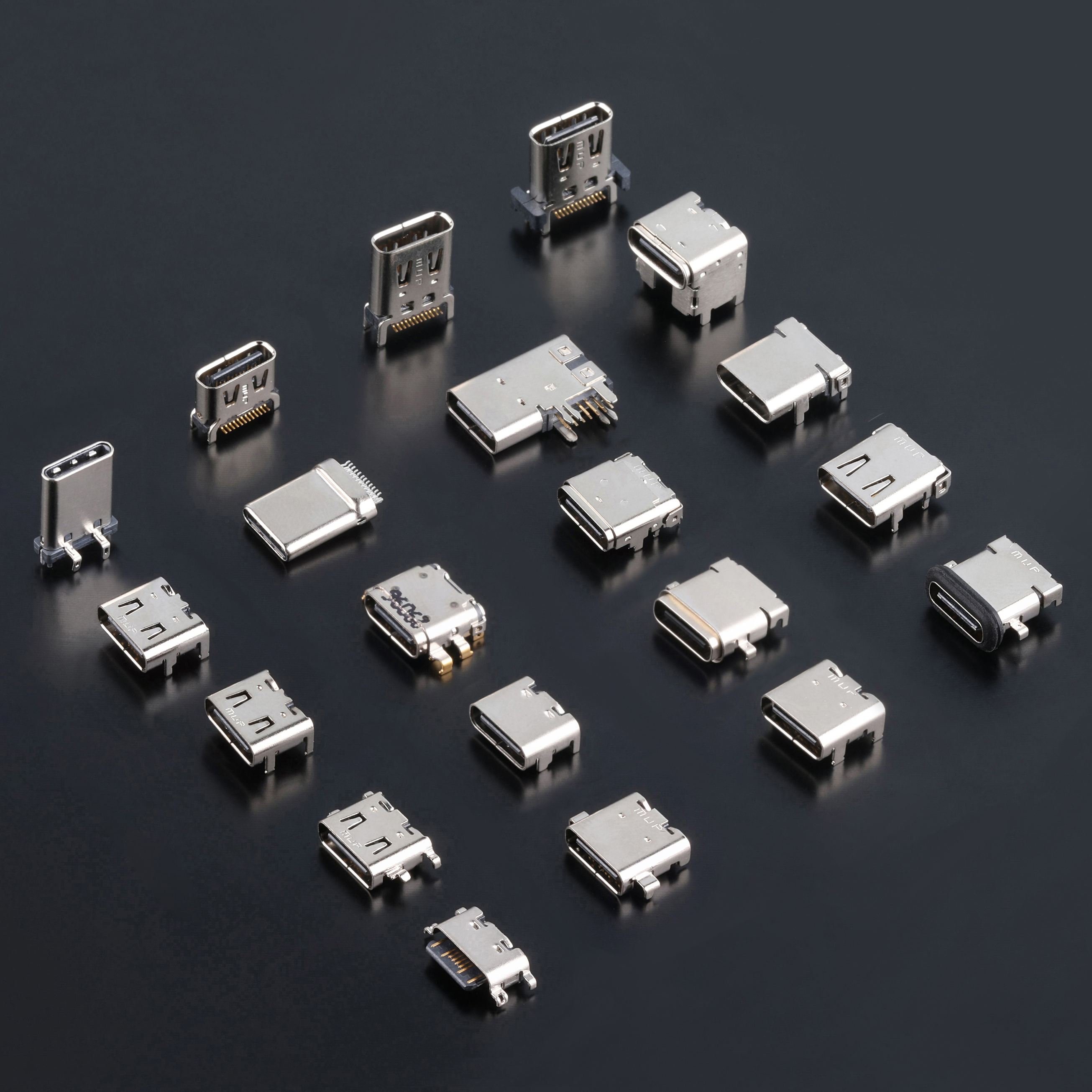 MUP High quality 16PIN SMT Type pcb USB 3.1 Type-C 16pin SMT power adapter interface cell phone laptop usb type c connector