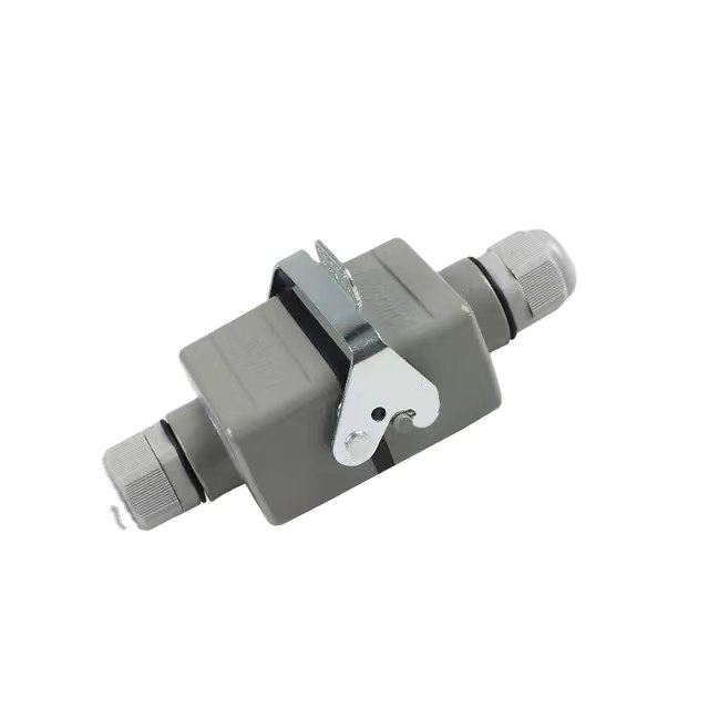 Docking rectangular heavy-duty connector HE-4/6/10/16/20/24 core industrial aviation plug male and female complete set