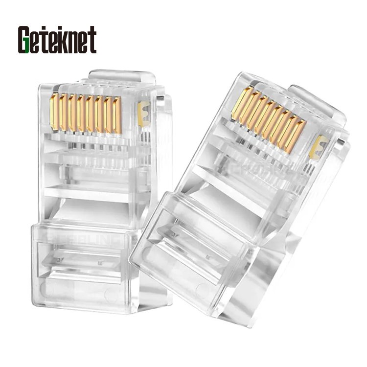 High Quality Environmental Material UTP RJ 45 CAT6 Pass Through Rj45 Connector