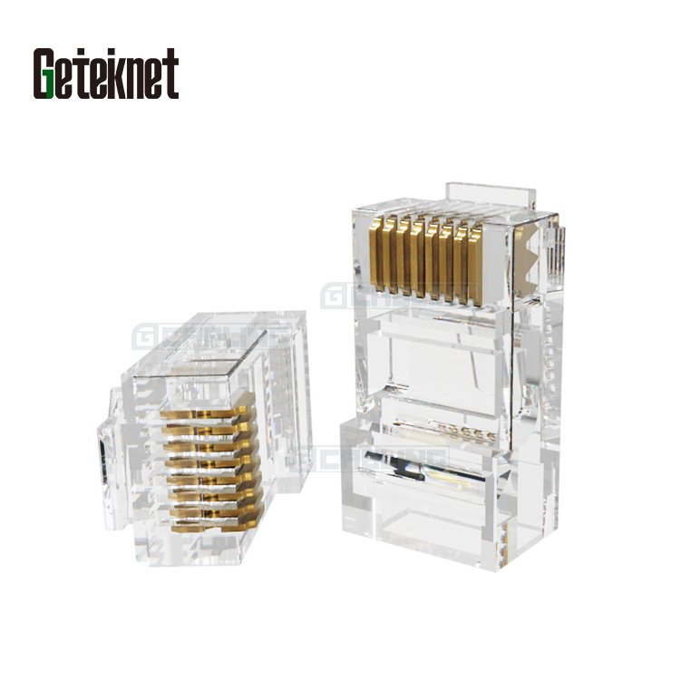High Quality Environmental Material UTP RJ 45 CAT6 Pass Through Rj45 Connector
