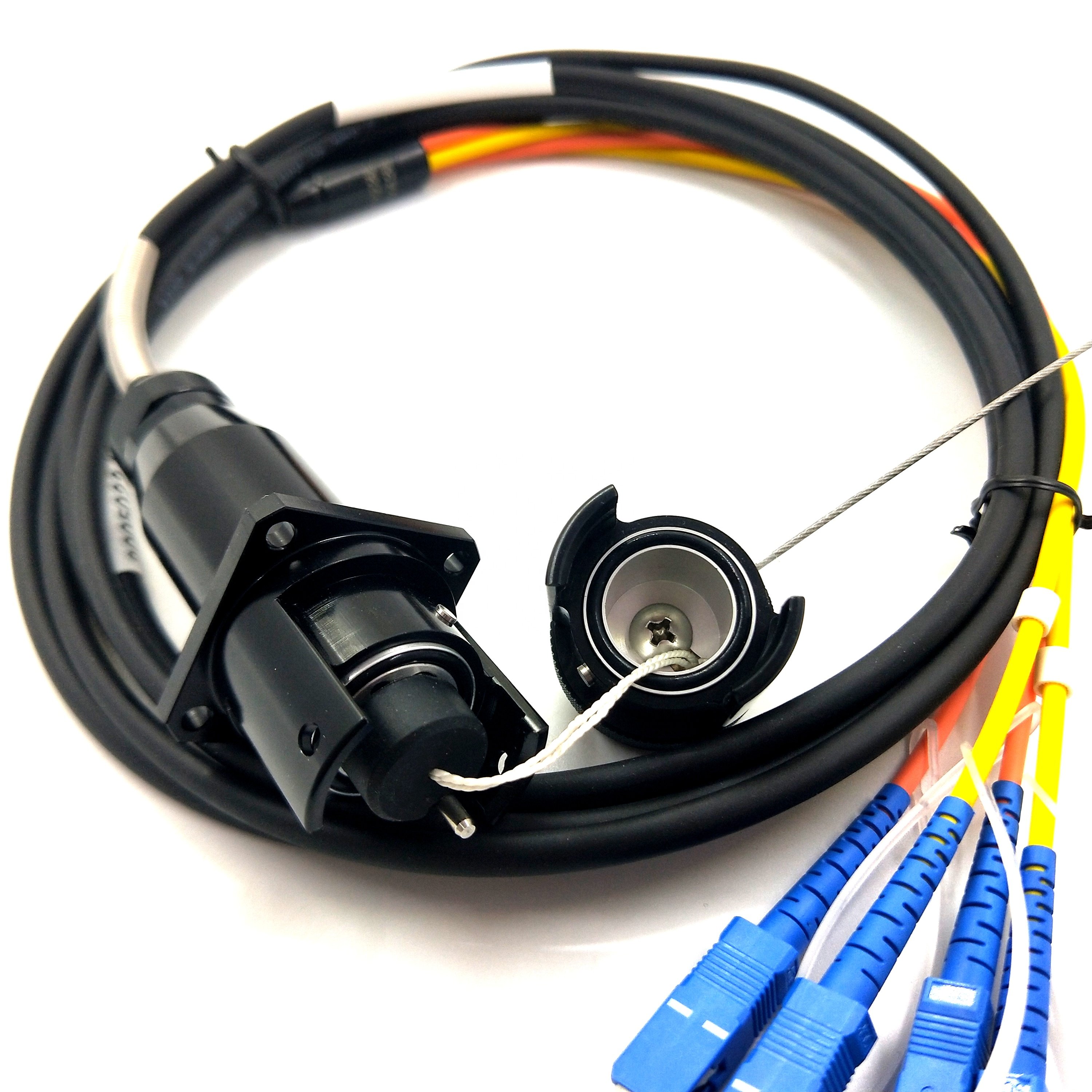 ZLTC optical fiber cable connector outdoor waterproof YZA 4 cores socket
