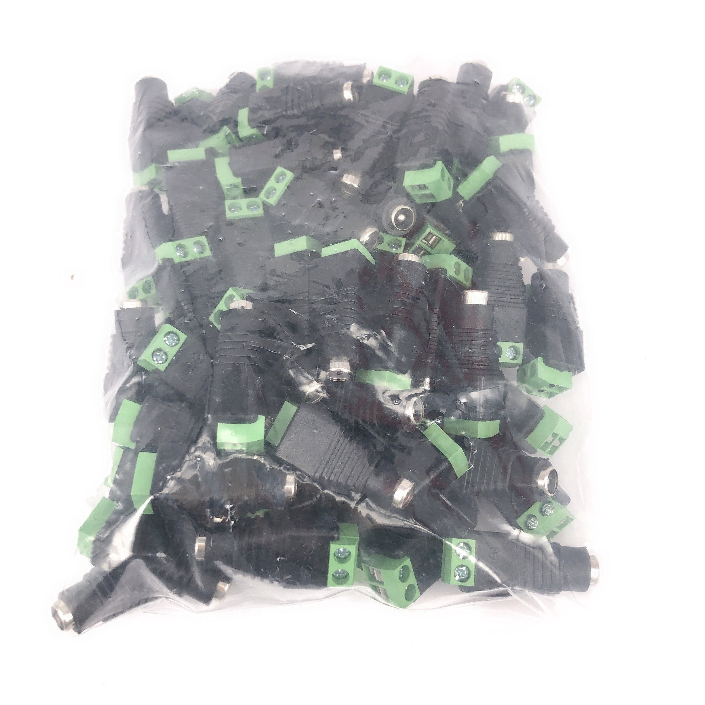 DC 5.5X2.5MM power jack socket connector 5.5X2.5MM FEMALE PLUG solderless terminal Screw Fastening Type 5.5*2.1MM 5.5*2.1
