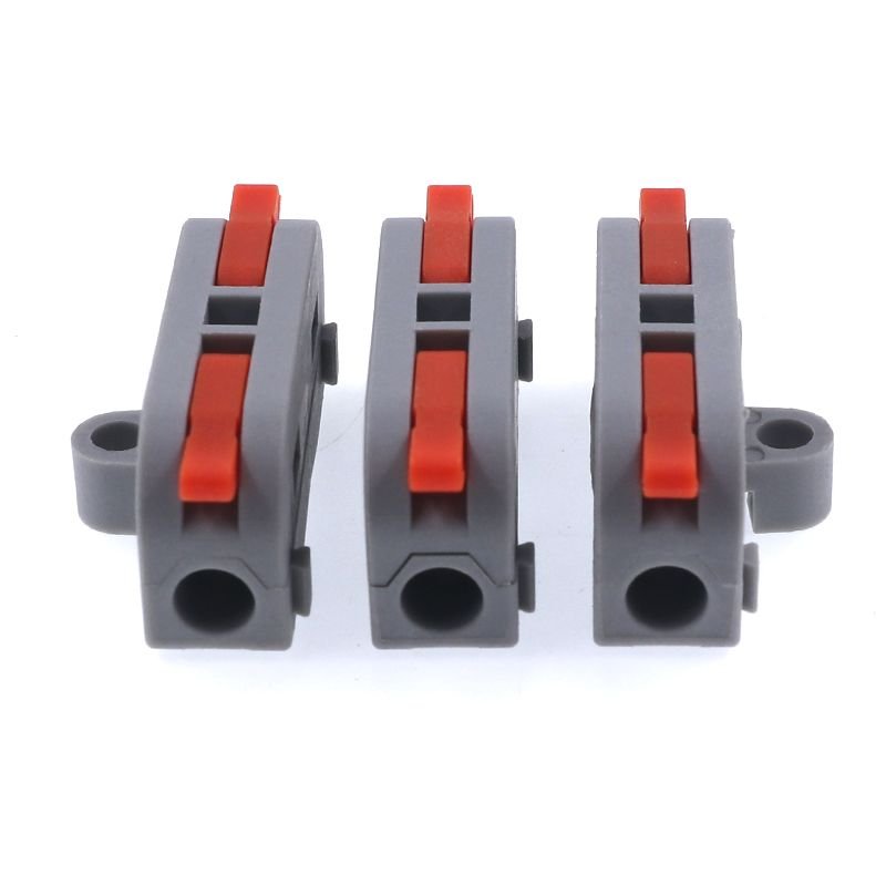 Universal Parallel-connectable Wire Push In Lever Terminal Nuts Compact Splice Connector