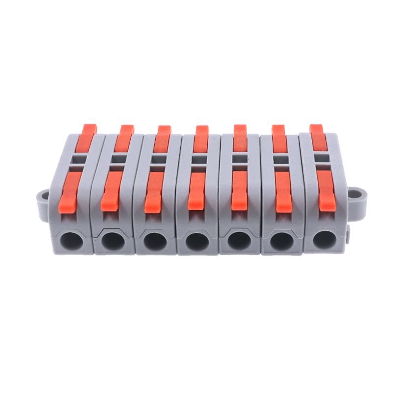 Universal Parallel-connectable Wire Push In Lever Terminal Nuts Compact Splice Connector