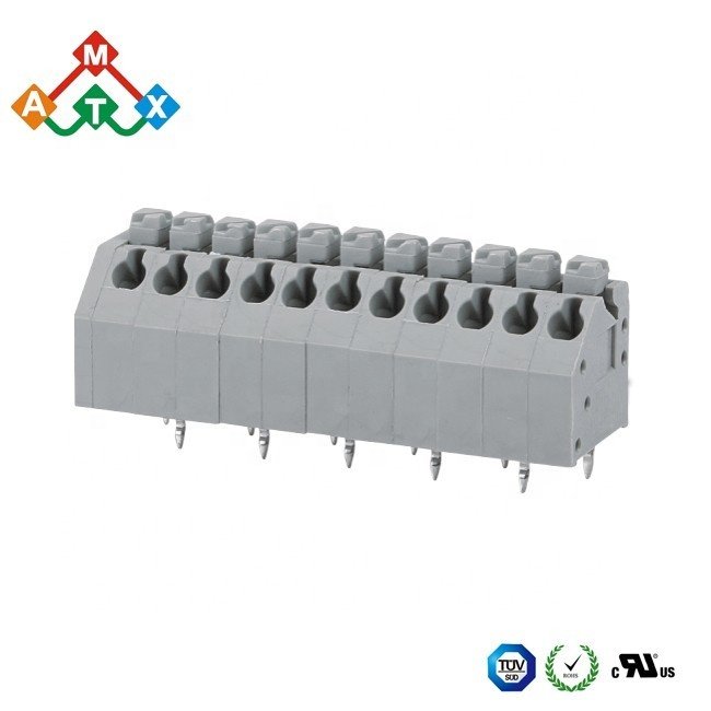Colorful 250 PCB spring terminal blocks connectors with 2.5mm 3.5mm