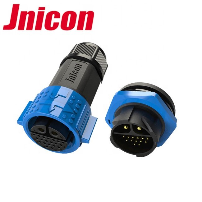 Jnicon supply M25 power data combination waterproof IP67 plastic outdoor cable connector