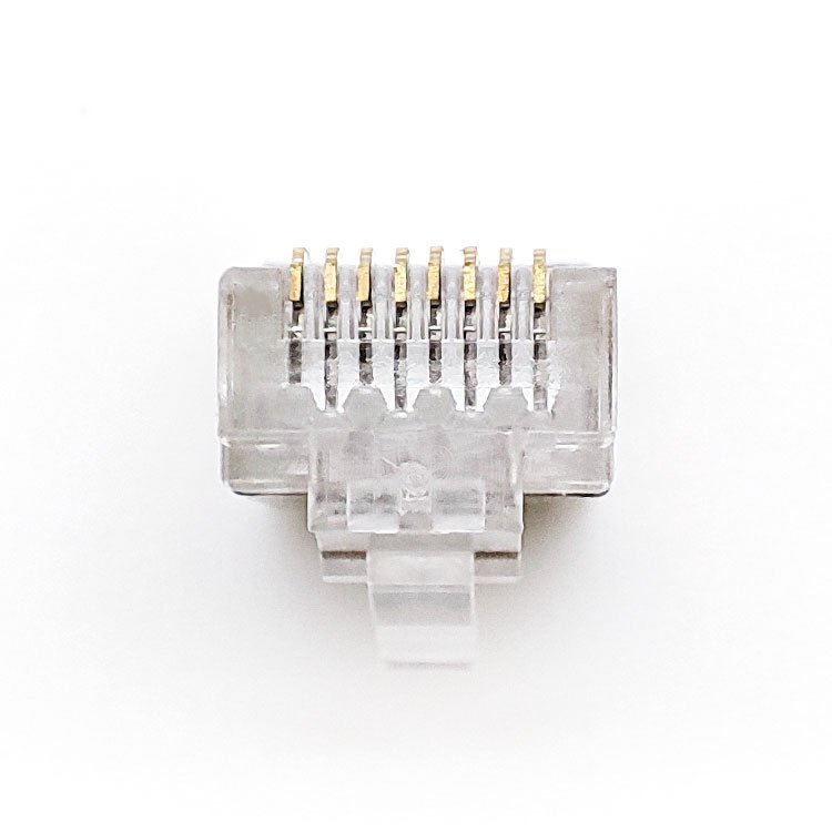 SCONDAR Shielded Rj45 Male Connector Cat5 Cat5e Cat6 Cat6a Conector Network Ethernet Cat 6 Modular Snap RJ 45 Plug 8P8C RJ-45
