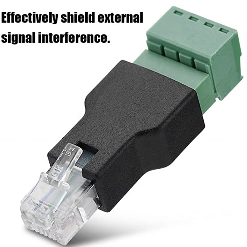 Factory direct sale RJ11 to Screw Terminal Adaptor - RJ11 Male to 4 Pin Screw Connector