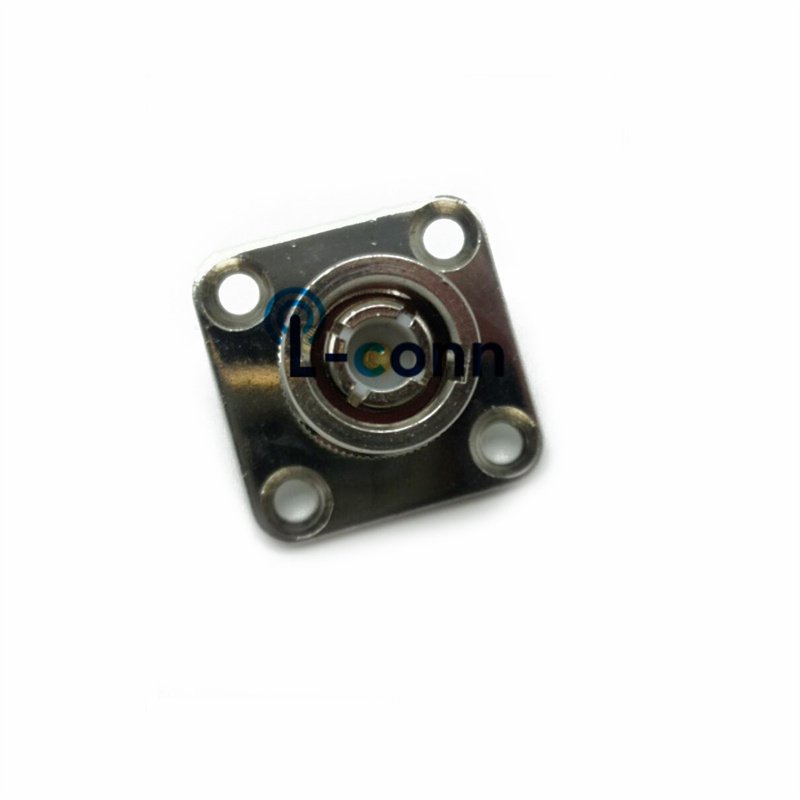 BNC Plug Male Solder Straight 4 Hole Flange Mount Panel Bulkhead Connector rf