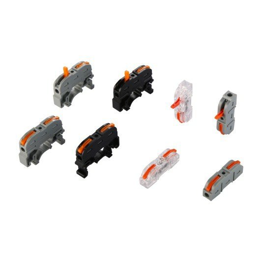 Quick connecting style 222-413 Spring splice Terminal 2 3 4 5 ways Electric Cable Lever Wire terminal block Connectors